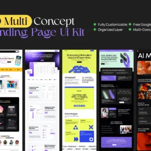 20 Multi Concept Landing Page
